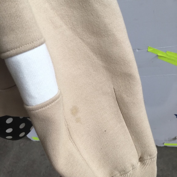 Ader Error Zip-Up Beige Hoodie - Picture 3 of 4